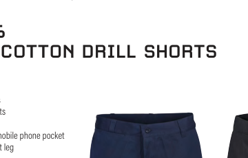 Cargo Cotton Drill Shorts